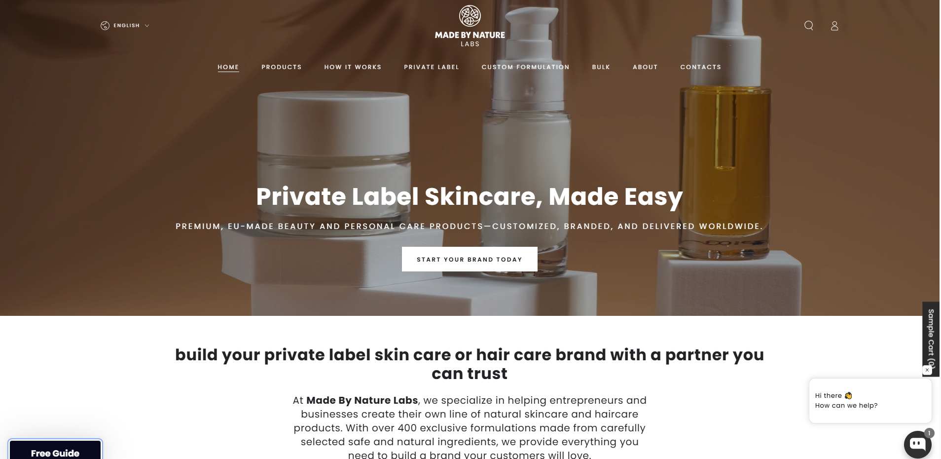 Private Label Clean Beauty Manufacturers